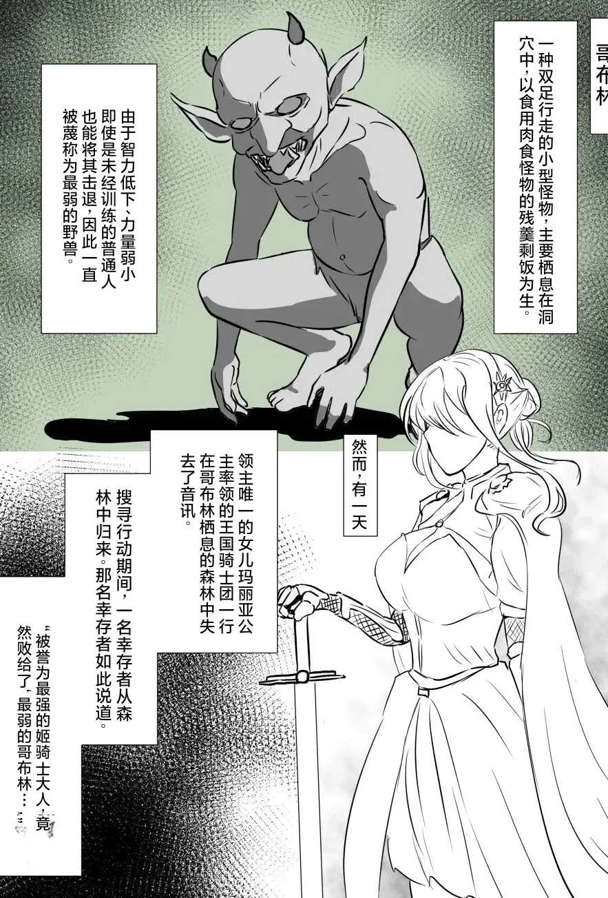 [富井ロバ] 姫騎士vsゴブリン [機翻]
