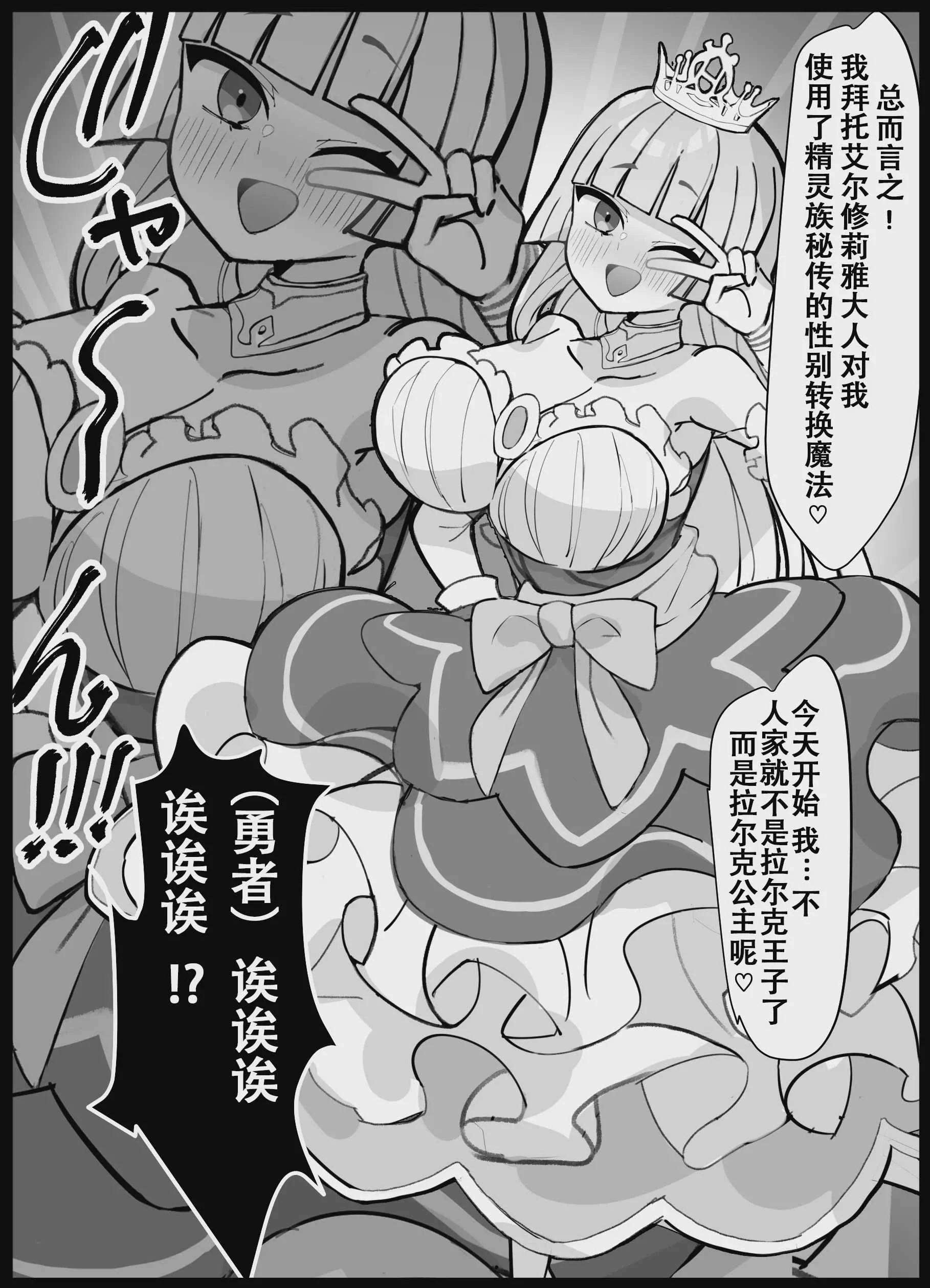 [ひだかまいにち] 幼馴染の王子が突然＂姫＂になって迎えるになった初夜