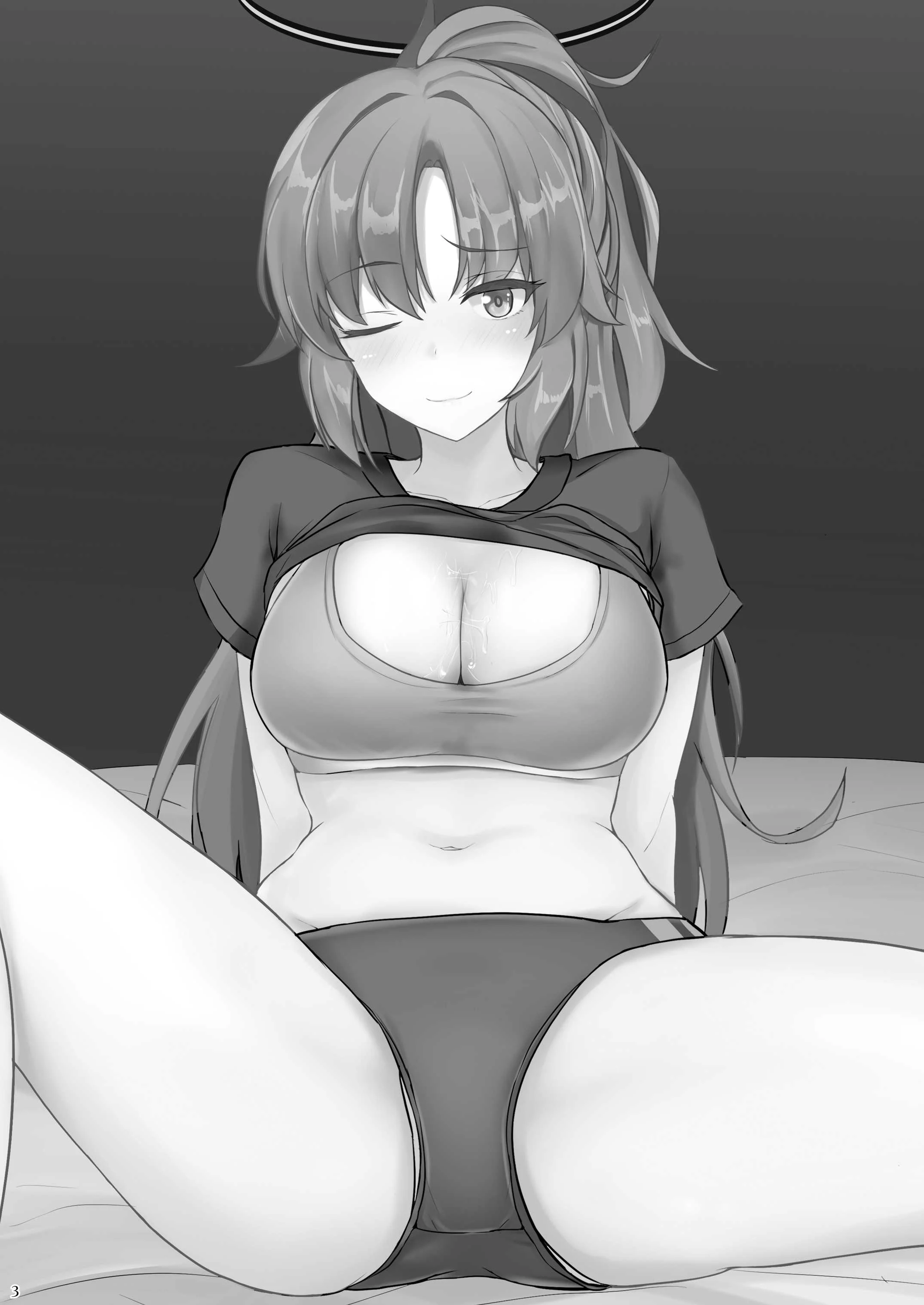 [白銀木犀 (ぽし)] 早瀬ユウカでシコりたい (ブルーアーカイブ)｜想用早濑优香来嘿咻嘿咻