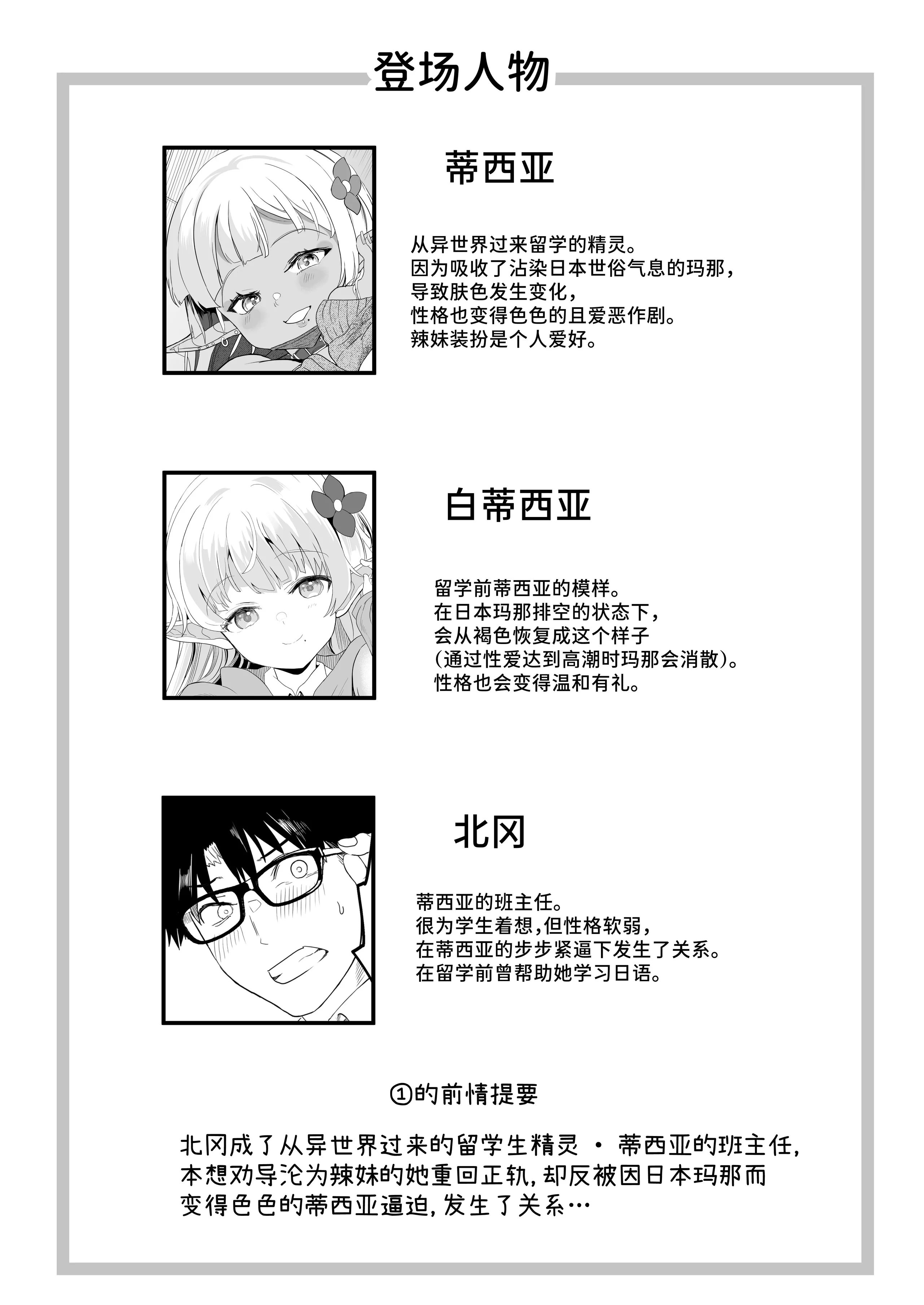[ゆにおんばすと (かずたろ)] 完全にギャル堕ちした留学生エルフの指導法2｜完全堕落成辣妹的留学生精灵指导法2 [中国翻訳] [DL版]